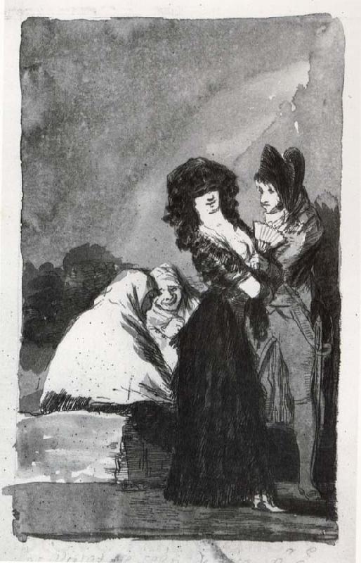 Francisco Goya Las Viejas se salen de risa Spain oil painting art